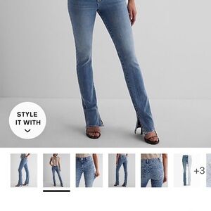 Size small, Express Skyscraper Mid Rise Ultra Hyper stretch jeans